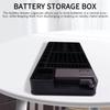 BHBL Battery Storage Organizer Holder with Tester - Battery Rack Case Box Holders Including Battery Checker For AAA AA C D 9V An