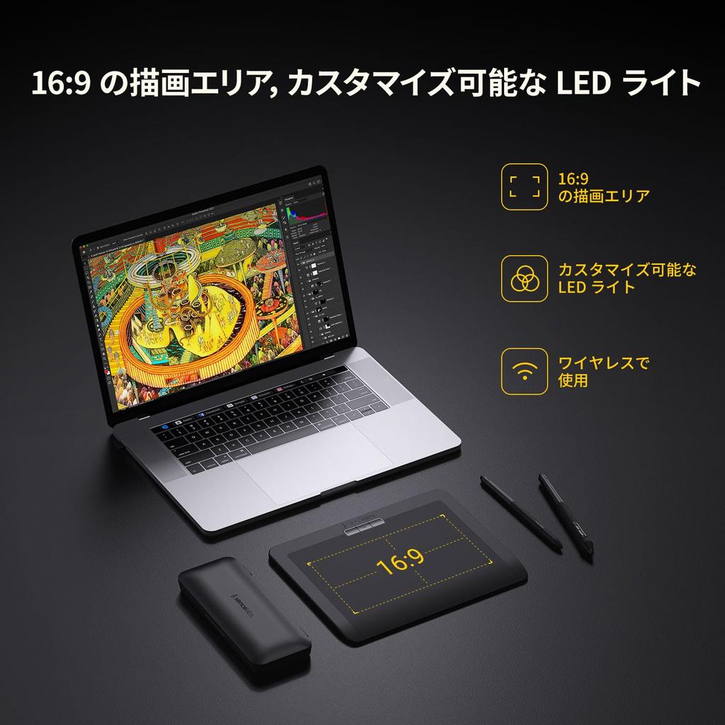 Tabletă cu stilou XENCELABS Mică standard de 8 inchi Tabletă portabilă de suport fără fir Tabletă Digital Art Pad 2 dimensiuni de pixuri Ultra subțire 8 mm 8192 Nivele de presiune