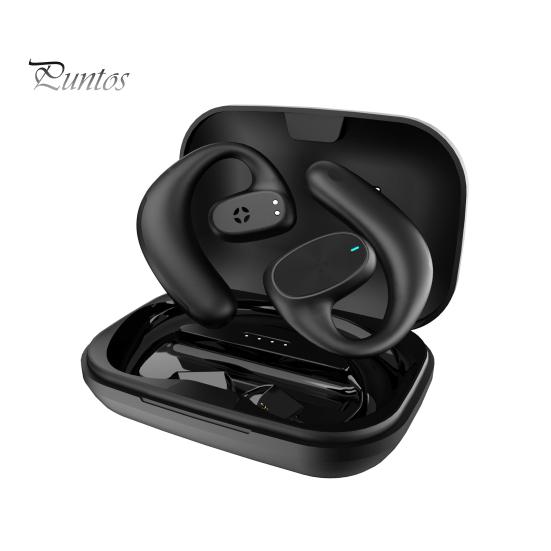 

Спортивные наушники с низкой задержкой, совместимые с Bluetooth 5.0, длительное время ожидания, интеллектуальное шумоподавление, стереофонический объемный музыкальный проигрыватель, эргономичные заушные наушники чёрный