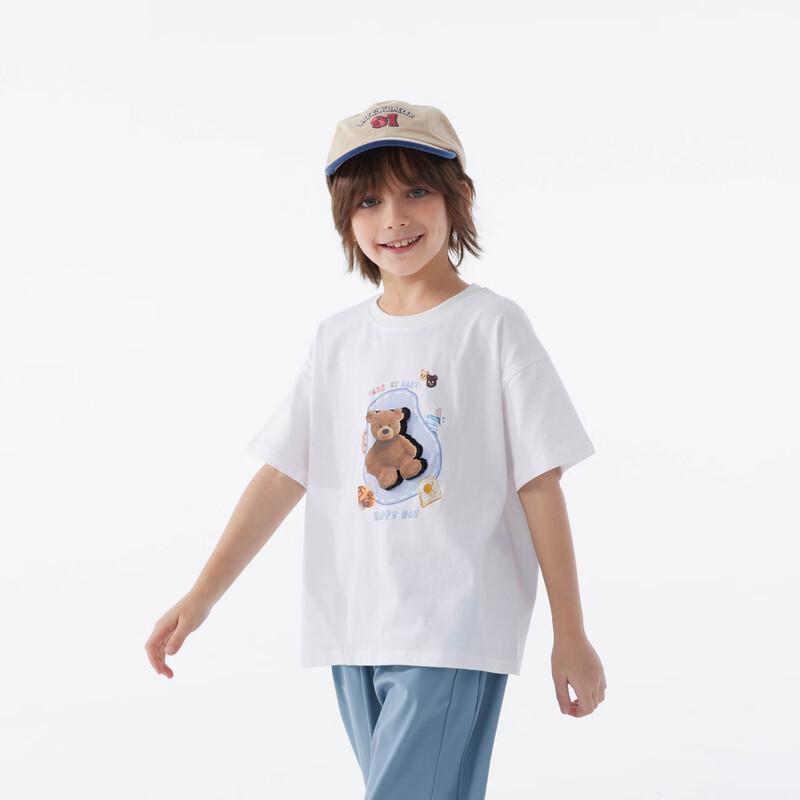 Zhimu Kids' 7A Anti-Bacterial Bear Velcro T-Shirt