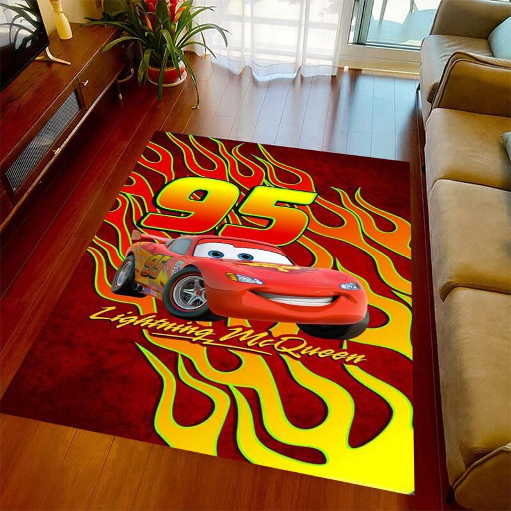 Carpets Home Cartoon Printed Carpet Cars Lightning Mcqueen Large Area Rugs New