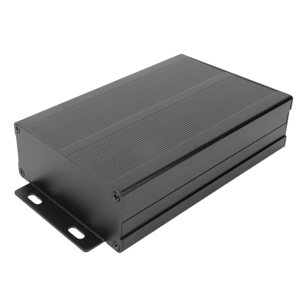 Black Aluminum Box 40x97x150mm Electronic DIY Aluminum Cooling Case  Cooling Applications