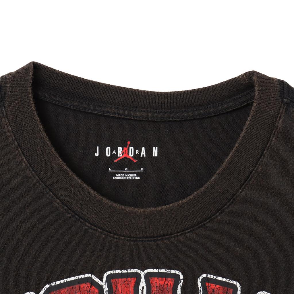 Air Jordan Flight Essentials Oversized T-Shirt Black/Varsity Red Men Tops HM7131-010