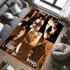 Johnny Hallyday: Life Death carpet Suitable for all seasons floor mats Dormitory decoration Protective pad Fashion