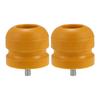 Motoforti Bil Gummi Fram Bakre Fjädring Stötdämpare Nr 1349805/1923654 Gul (2-pack)