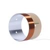 Voice Coil Replacement 20.5mm~99.5mm Bass Voice Coil 2 Layers White Aluminum Bass Speaker Voice Coil Aluminum Voice Coil