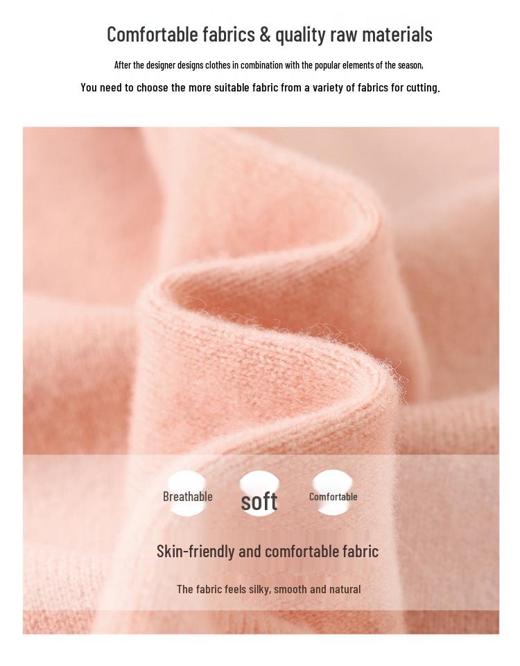 Women's V-neck Pure Wool Autumn/Winter Red Sweater 2025 - Loose Knit Base Layer Top