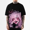Anime Girl Japanese Classic Tee and Wo 2026 High-quality Casual Streetwear T Shirt