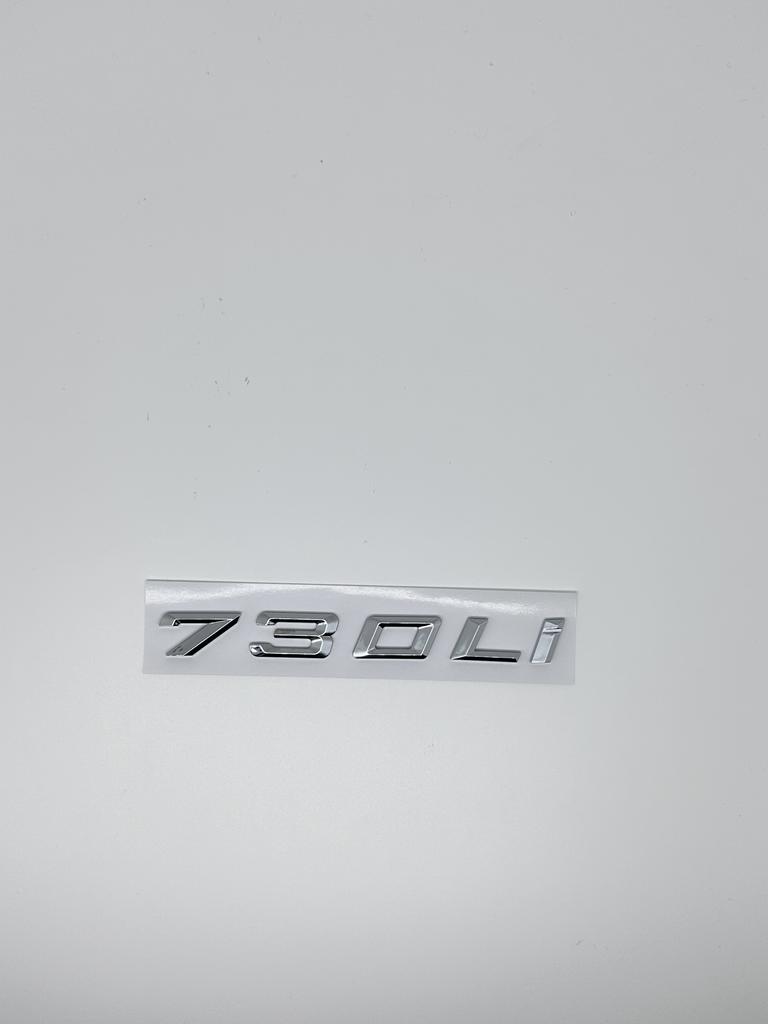 3D ABS Car Trunk Letters Logo Decals Badge Emblem Sticker For BMW 7 Series 730Li 740Li 745Li 750Li 760Li G11 G12 E38 E65 E66 F01