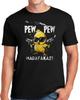 New Pew Pew Madafakas T-Shirt Crazy Duck Funny Novelty Retro Xmas Gift Tee Top