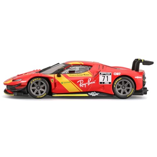 Bburago 1/43 Scale Ferrari 296 GT3 2023 Red / Race Sports Car Diecast Model Car Finished Product 18-36313