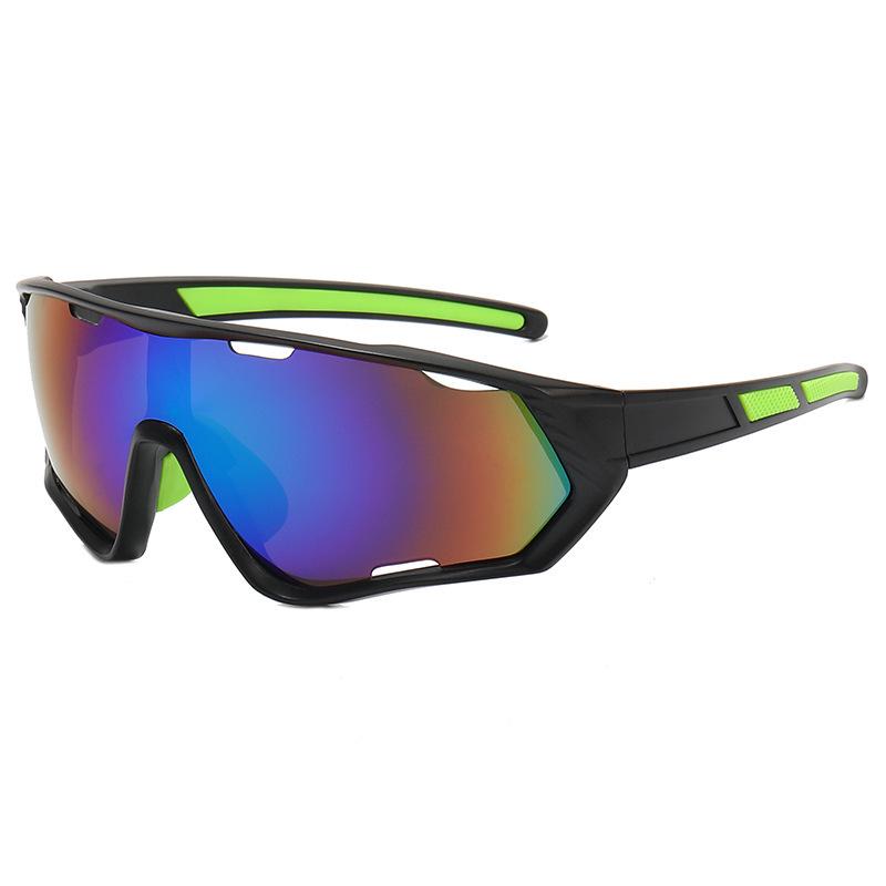Bunte futuristische Damen-Radsportsonnenbrille für Outdoor-Sportarten