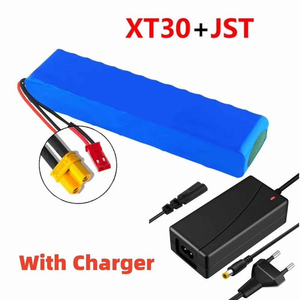 48V 13S2P 18650 Powerful Battery Pack, 10Ah Large Capacity Lithium Battery, Rechargeable Li-ion Battery Pack, with 54.6v Charger
