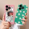 For Tecno Itel A70 Phone Case Cool Girl Cartoons Pattern Liquid Silicone Shell For ItelA70 A 70 High-quality New Design Fundas