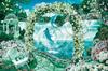 EPOCH 2016 Very Small Piece Jigsaw Puzzle Marine Art Dolphins in the Rose Garden x 75 Includes and point Illustration/Art (50 cm) 23-801s glue,