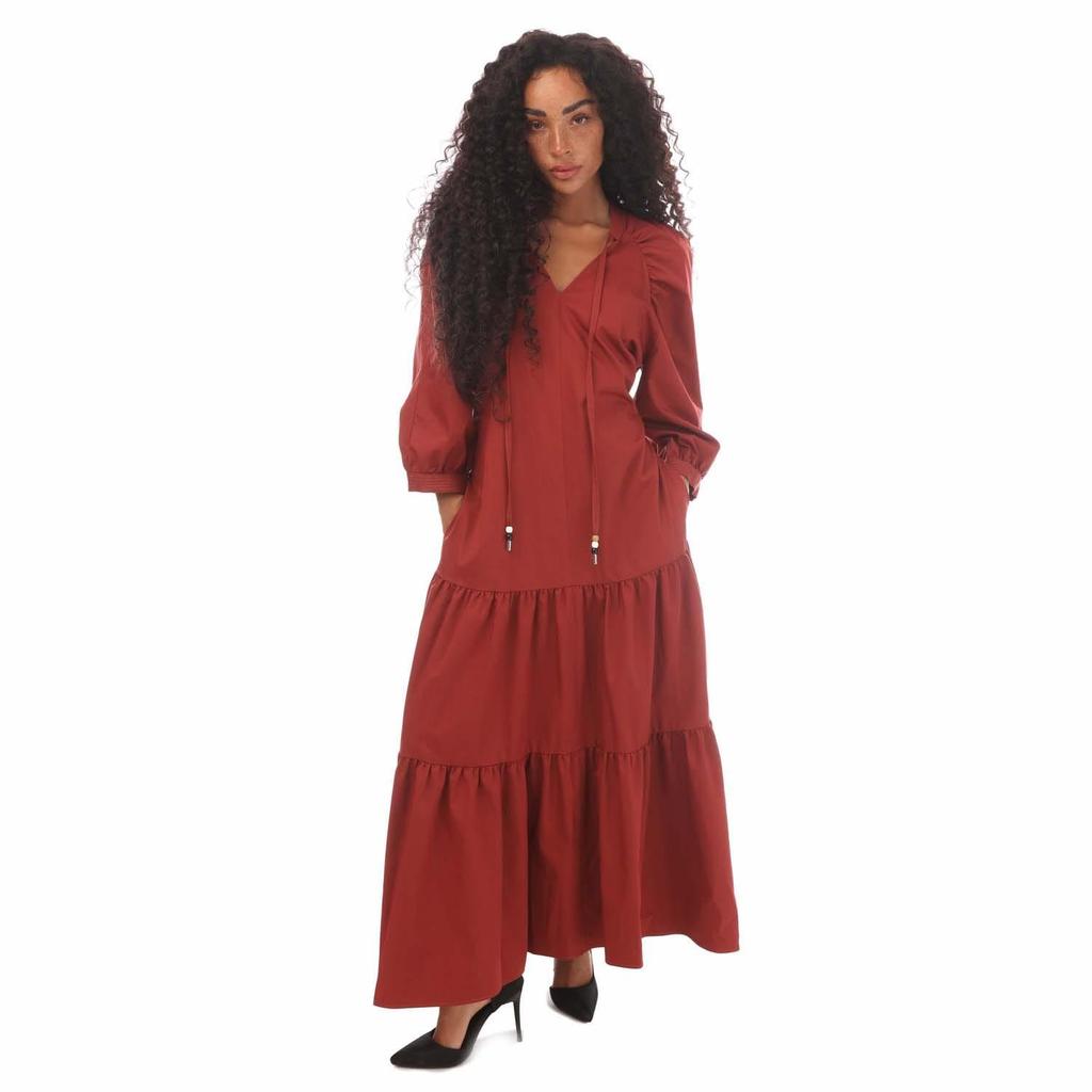 Boss Womens/Ladies Depera Tiered Maxi Dress
