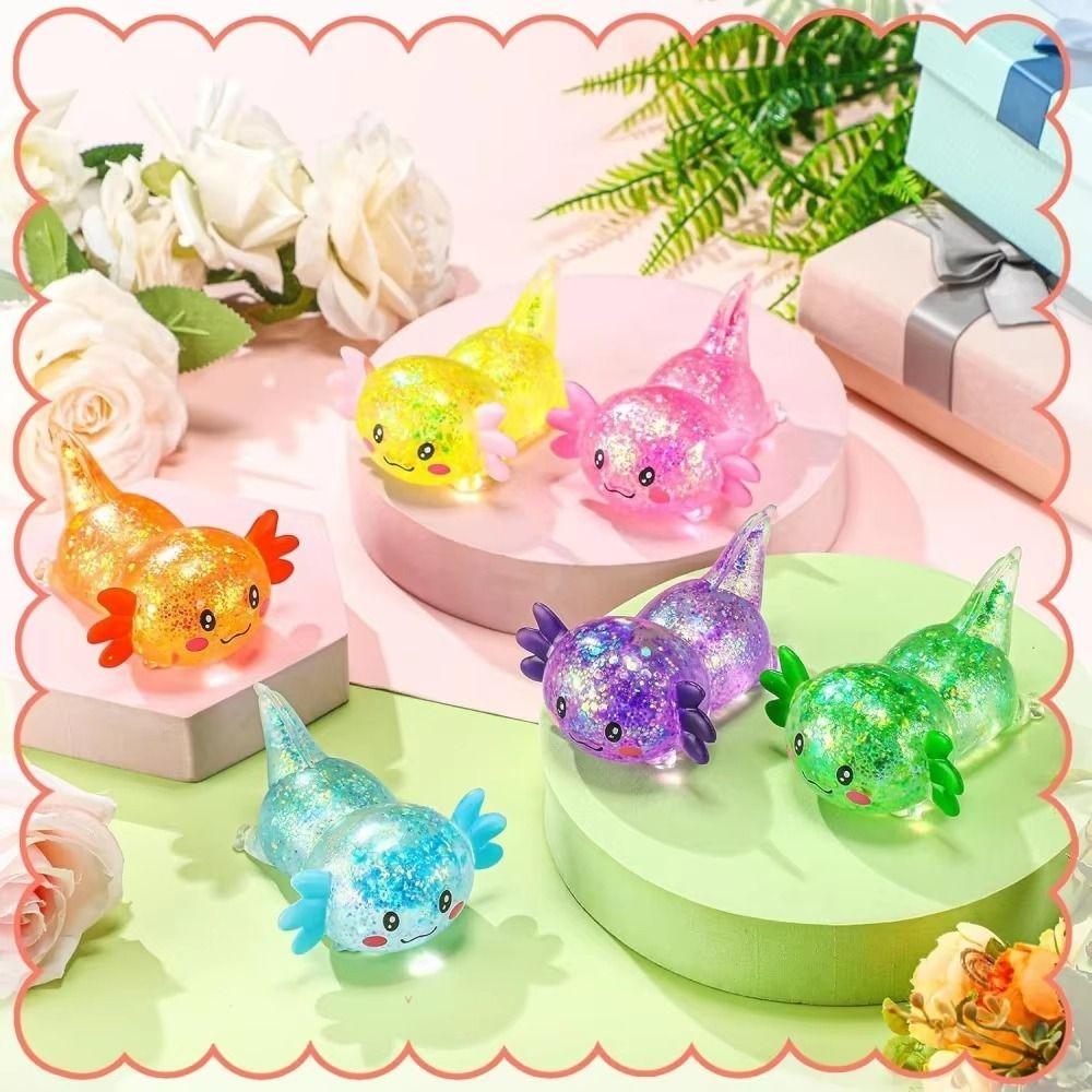 Elasticity Salamander Squishy Toys Fun Squeeze Stretchy Axolotl Squeeze Toy Squishy