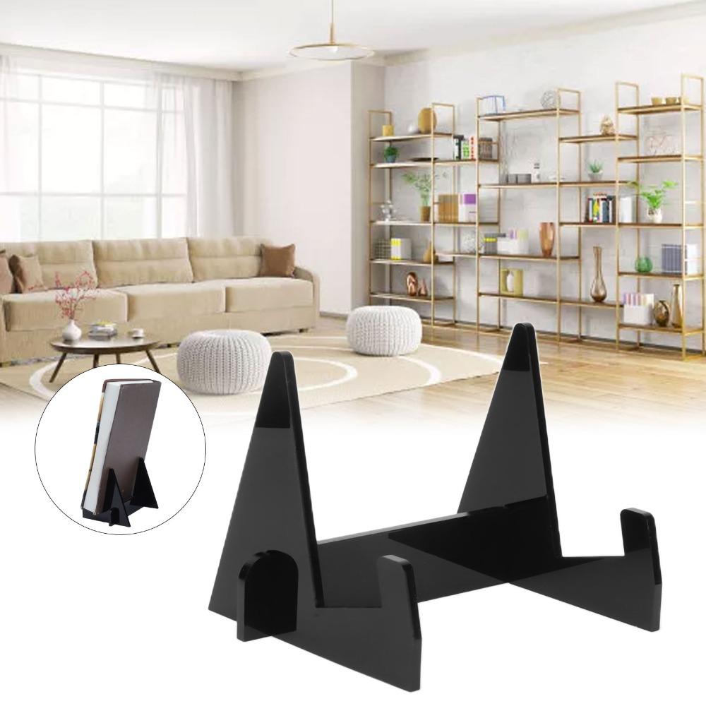 Acrylic Acrylic Book Display Stand Adjustable Bookrack Portable Bookshelf  Office Desks