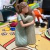 Mutter-Tochter-Figur aus Kunstharz, Mutter-Tochter-Umarmungsstatue, Geburtstagsgeschenk zum Muttertag für Schlafzimmer, Wohnzimmer-Dekor