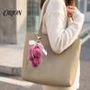 Soft Key Holder Plush Grape Keychain for Handbags, Fuzzy Cluster Bag Charm with Bow, Decorative Fluffy Ball Keyring Backpacks and Purses Shape