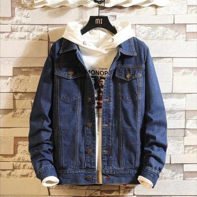 Buy Men 'S Denim Jackets Hip Hop Retro Jeans Jacket Casual Harajuku