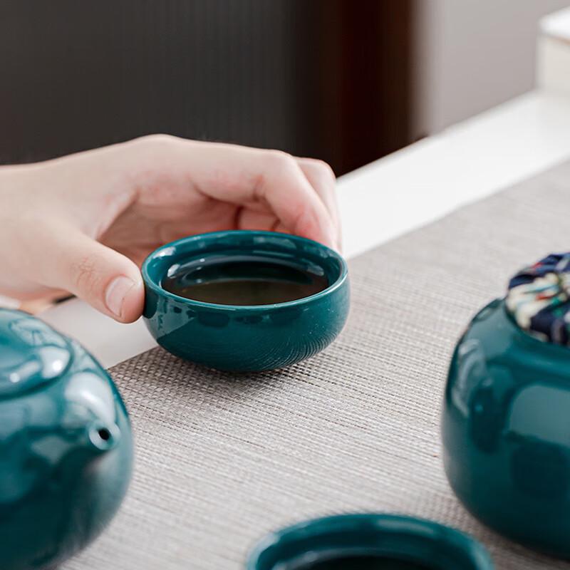National Trend Portable Ceramic Tea Set