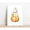 Pumpkin Spice PosterPrint Autumn Home Decor Pumpkin Coffee Latte Poster Seasonal Wall Art Fall Home Decorations Wall Art