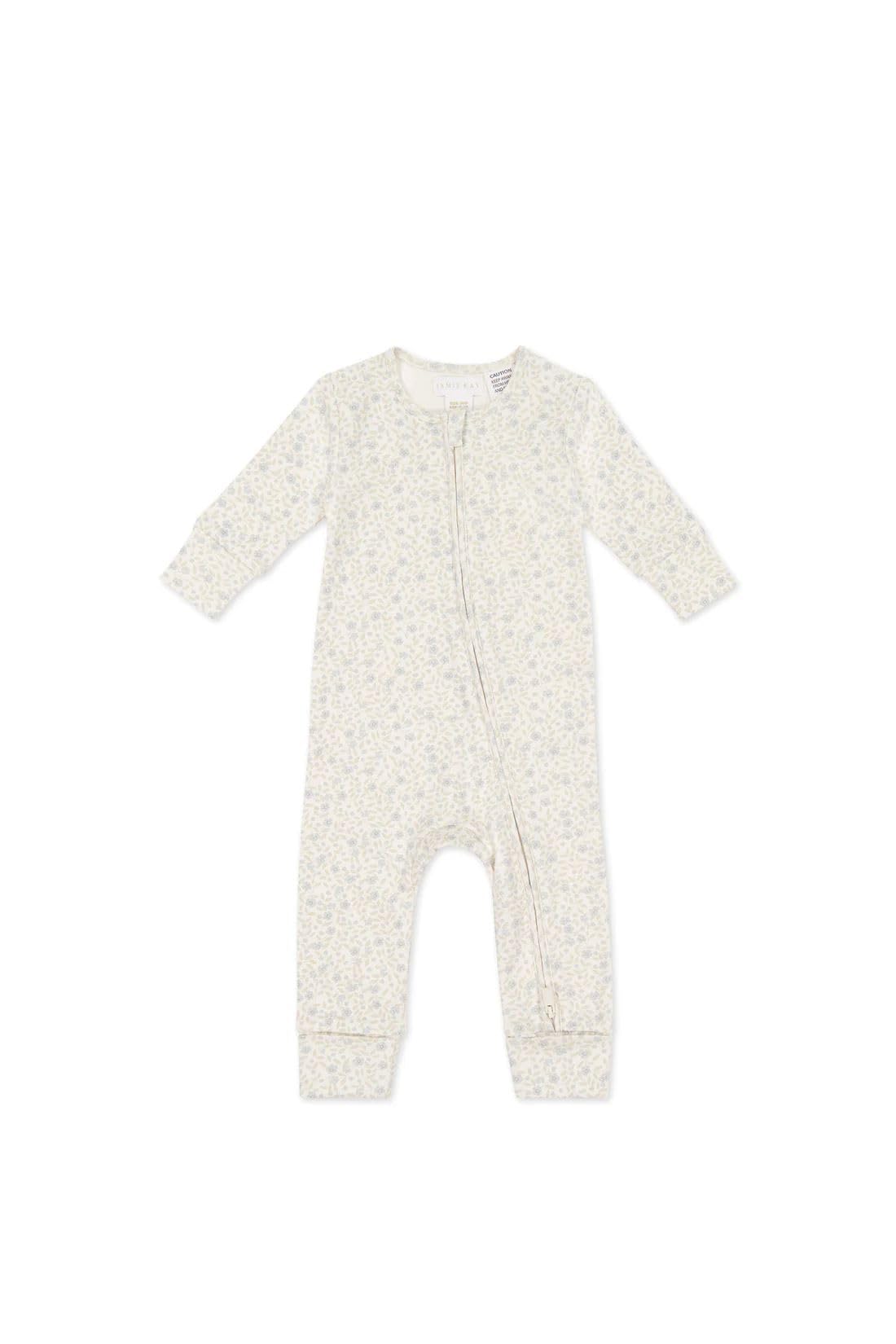 

Jamie Kay Organic Cotton Elodie Size 60 Romper, Whisper, White, JBCO251175, Baby,