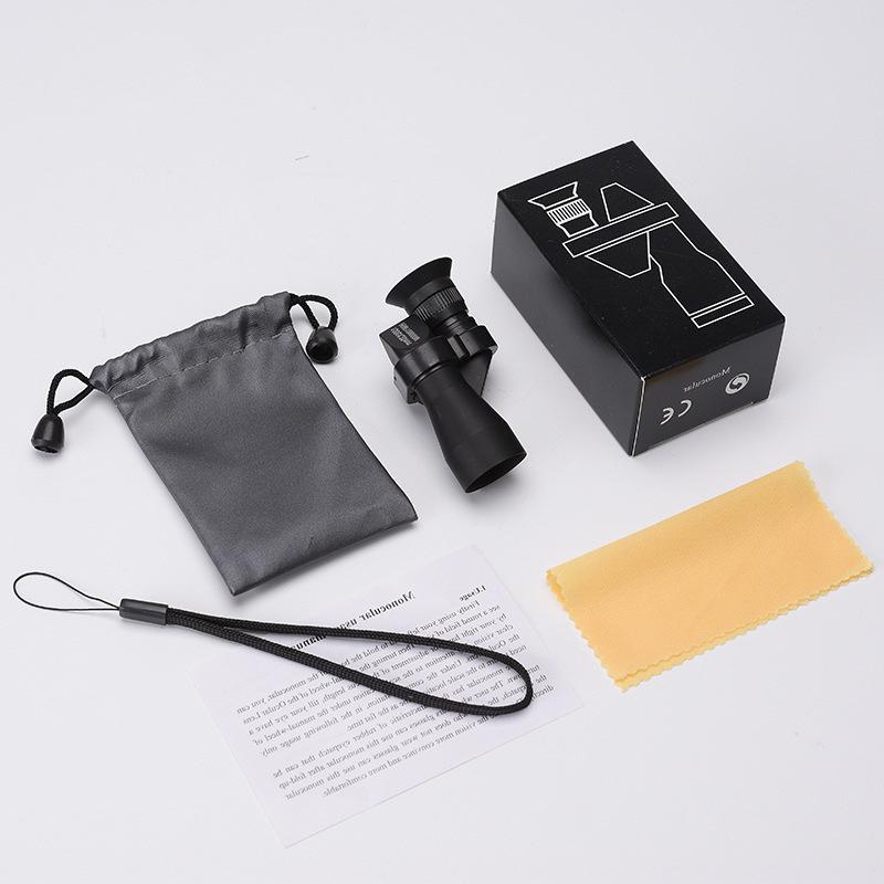 1000X20Mm Mini Pocket Monocular With High Magnification Clear Optics Perfect For Hiking Bird Watching Travel Outdoor Sightseeing