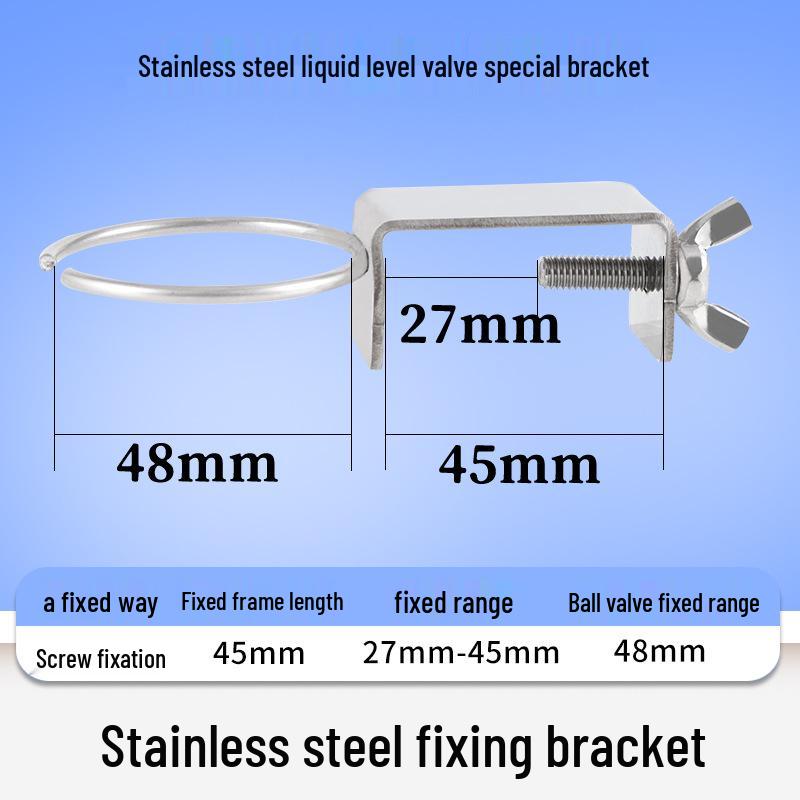 Crossing Mile Stainless Steel Automatic Water Level Controller - Large Flow Float Valve for Cooling Towers & Kitchen Water Tanks