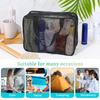 Multifunctional Cosmetic Storage Bag Portable Mesh Shower Caddy Tote Bags Large Capacity Toiletry Organizer for Gym Travel