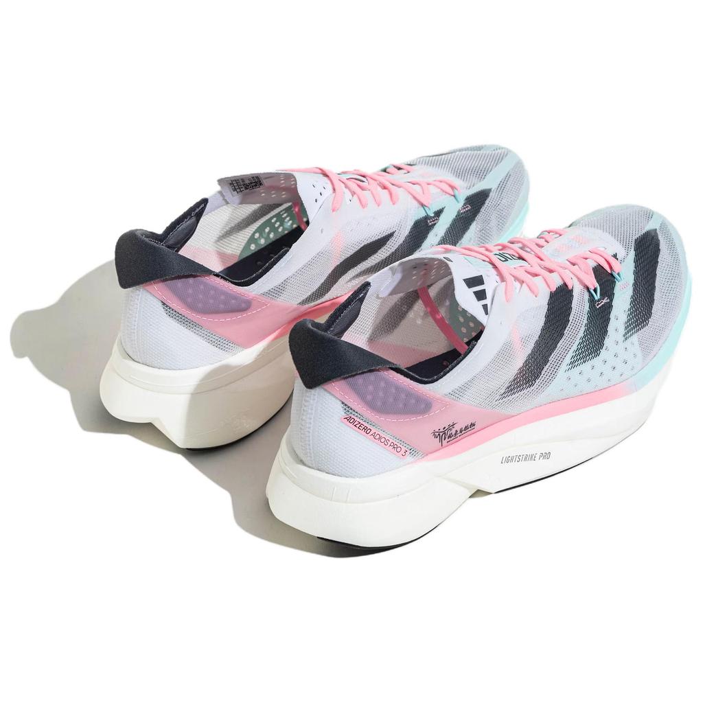 New Adidas Adizero Adios Pro 3 Low Top Running Shoes Unisex White Gray JR2730