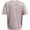 Under Armour Ua Round Neck Solid Color Casual Breathable Short Sleeve T-Shirt Men T-Shirts Fatty-Gray 1389147-015