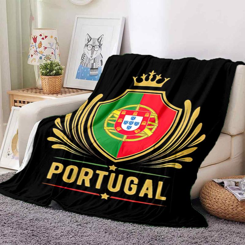 1PC Football pattern blanket, all season lightweight home office outdoor nap multifunctional blanket