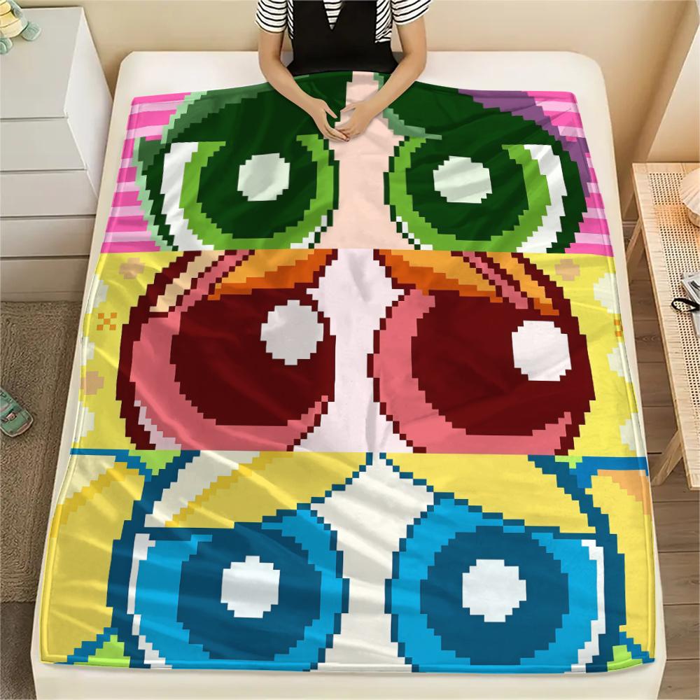 Powerpuff Girls Cartoon Blanket, Powerpuff Girls Fan Cozy Throw, Ideal Gift.chl 75x90cm