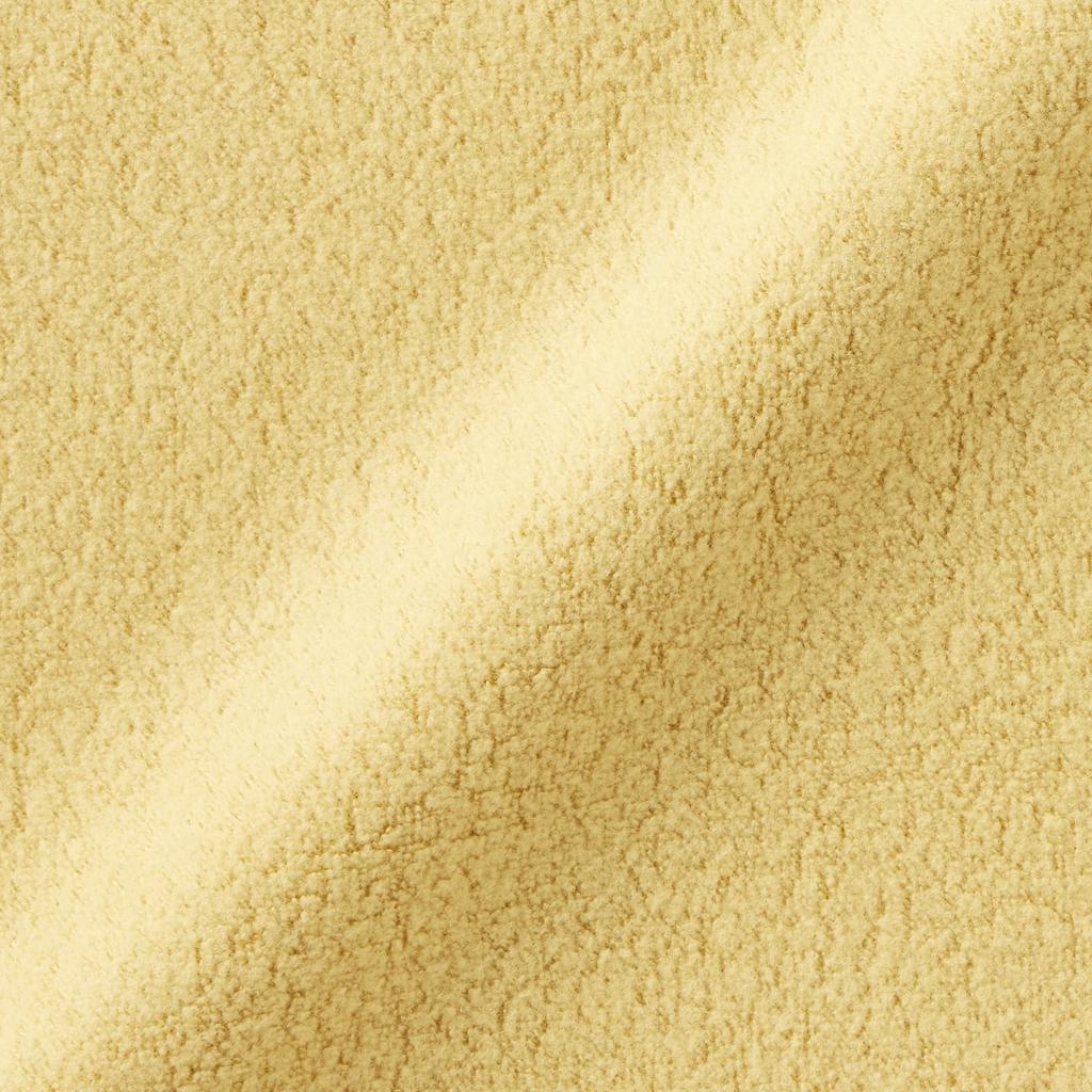 MUJI Cotton Sinker Pile 80 x 130 Light 84932915 Throw, cm, Mustard,
