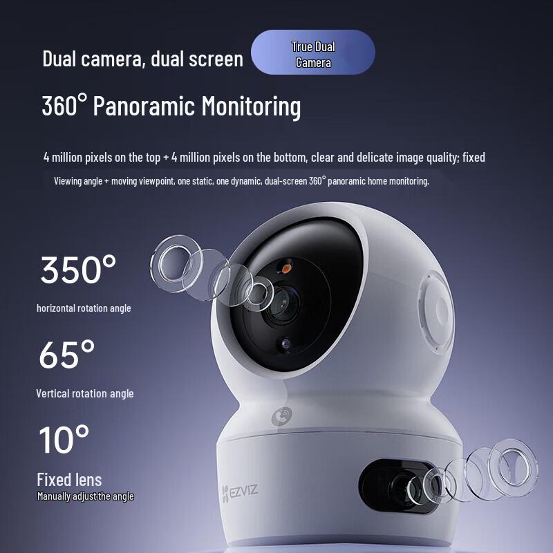 Ezviz H7c 4G Dual-Lens Home Security Camera (CN version)