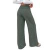 Women's High Waist Wide Leg Pants Color Soft Casual Trousers