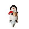 Christmas Decoration Snowman Hook Resin Ornament