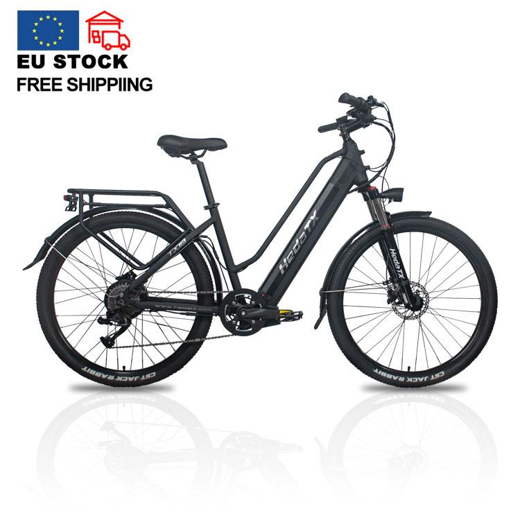 Hedatx TX10 Mountain Adult Electric Bicycle With Seat 27.5 Inch Off-Road Tires EBike 48V15.6Ah Battery 350W Motor Outdoor All-Terrain Electric Bike