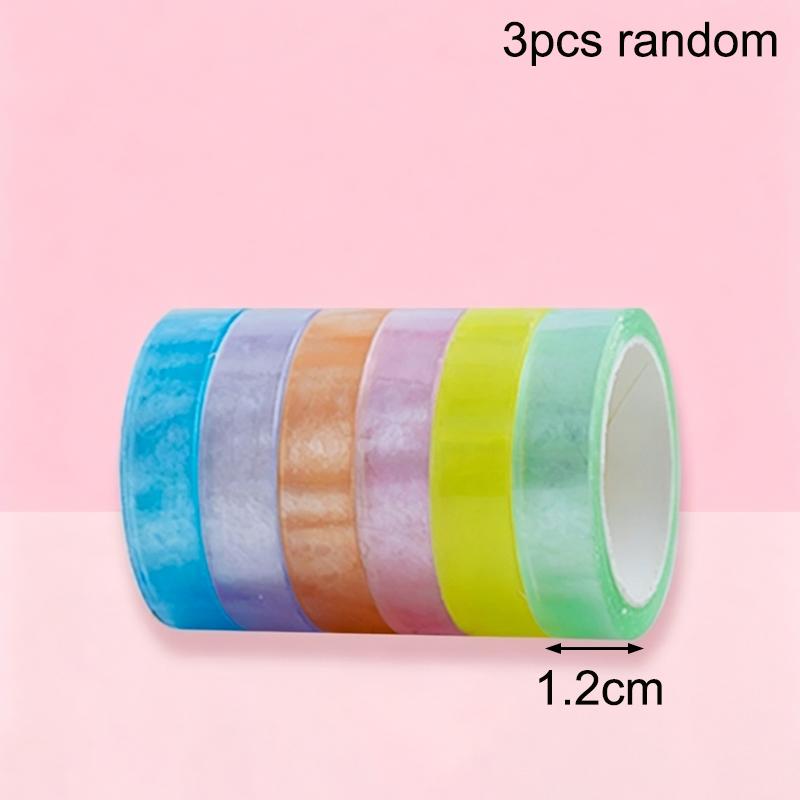 DIY Sticky Ball Rolling Tapes 3/6Pcs 5M Educational Sensory Toys Creative Handmade Craft Toys for Kids Classroom Activity
