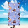 Cartoon Beach Towel Soft Bath Towels Absorbent Quick-Drying Yoga Swimming Outdoor Pool Towel Birthday Gift For Girls