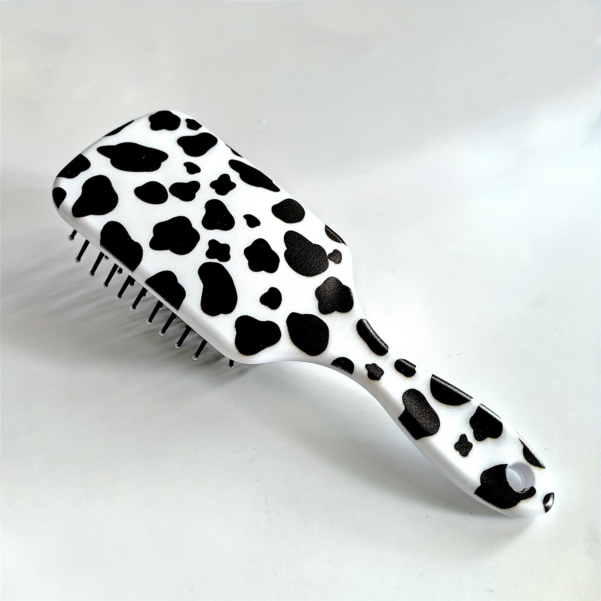 

Small Size Comb! Animal Pattern Cow Print Leopard Print Zebra Print Snake Print Fashionable Hair Styling Smooth Hair Air Cushion Comb