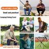 Small Camping Stool Fishing Chair Portable Stool Lightweight Stainless Steels Bracket Seat For Outdoor Gardening Fishing
