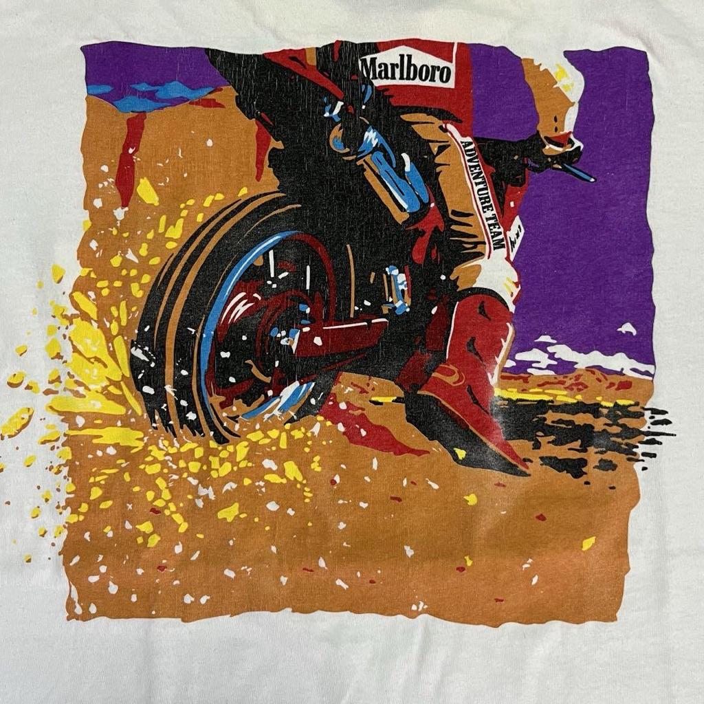 [USED] Marlboro 90s Bike T-shirt, Made In USA, Official Marlboro