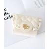 [SecretDoor] white trifold wallet ladies trifold wallet compact wallet mini wallet woman mini brand cute compact folding wallet easy to use large