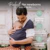 Boba Wrap Baby Carrier Authorized Distributor Dark (Japanese Product) (Organic Gray)