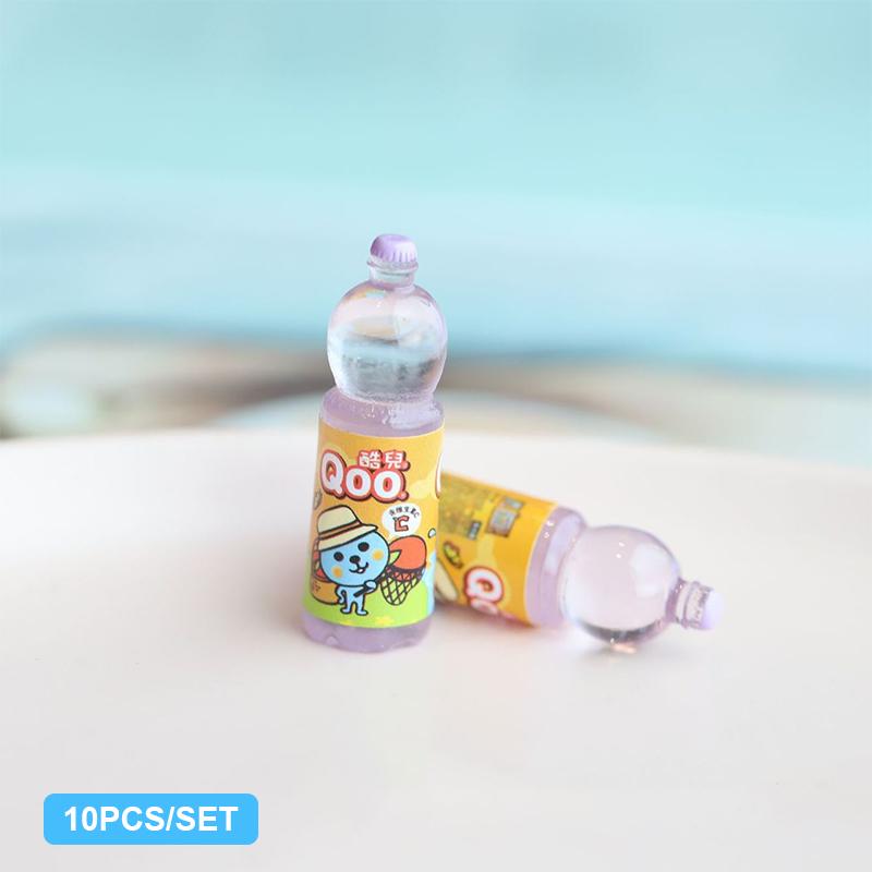 10 buc 1/12 mini sticle de băuturi pentru casă de păpuși, sticle de vin simulate, model păpușă, sufragerie, decor bucătărie, păpuși, accesorii pentru bar, jucărie