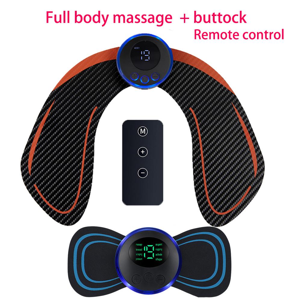 USB wiederaufladbare EMS Muskelstimulator elektrische Massagetherapie Schmerzlinderung digitale Meridian Ganzkörpermassagegerät Fitness
