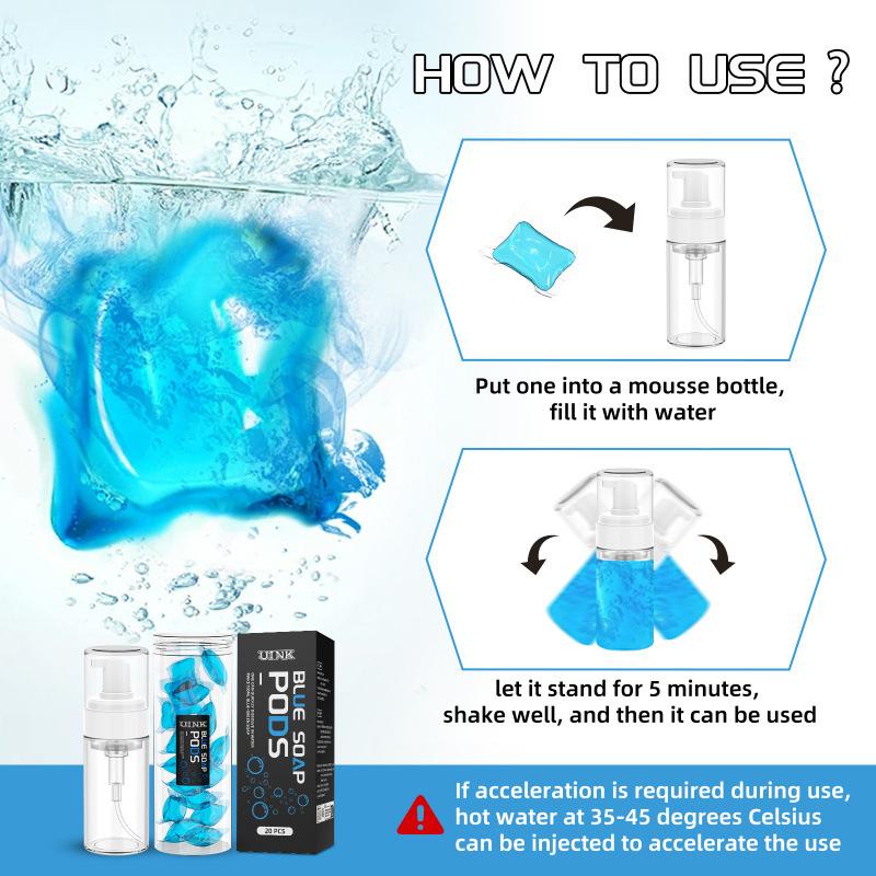 20 Tattoo Blue Algae Foaming Beads One Dilutes 100ml Tattoo Auxiliary Tool